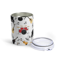 Load image into Gallery viewer, Musical Instrument All Over Pattern #2 Insulated Tumbler 10oz Unisex Gift Musician Shipping Included