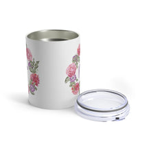 Load image into Gallery viewer, MOM Pink and Purple Floral Insulated Tumbler 10oz Gift Mother Mama Shipping Included