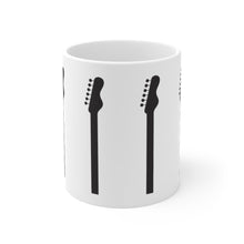 Load image into Gallery viewer, Guitar Neck Silhouette Mug 11oz/15oz Shipping Included
