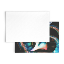 Load image into Gallery viewer, Iridescent Dragon Tales Flat Note Cards, Multiple Set Sizes Available, Free Shipping