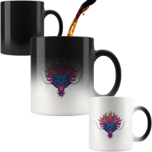 Load image into Gallery viewer, Bold Dragon Head Magic Color Change 11oz Ceramic Mug, Shipping Included