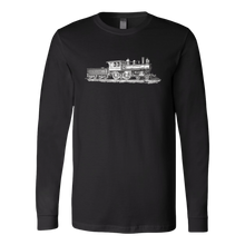 Load image into Gallery viewer, Vintage Locomotive Unisex Long Sleeve T-Shirt Extended Sizes Available Shipping Included