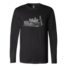 Load image into Gallery viewer, Vintage Locomotive Unisex Long Sleeve T-Shirt Extended Sizes Available Shipping Included
