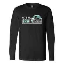 Load image into Gallery viewer, Let's Roll Retro Graphic - Unisex Long Sleeve T-Shirt, Multi Colors, Extended Sizes, Shipping Included
