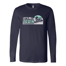 Load image into Gallery viewer, Let's Roll Retro Graphic - Unisex Long Sleeve T-Shirt, Multi Colors, Extended Sizes, Shipping Included