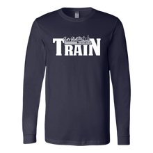 Load image into Gallery viewer, Let's Roll (Train) - Unisex Long Sleeve T-Shirt, Multi Colors, Extended Sizes, Shipping Included