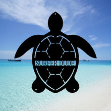 Load image into Gallery viewer, TURTLE Monogram - Steel Sign, Multiple Sizes and Colors Available