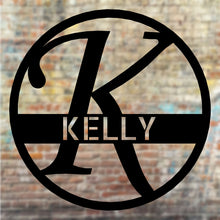 Load image into Gallery viewer, EXEMPLARY Family Name - Steel Sign, Multiple Colors and Sizes