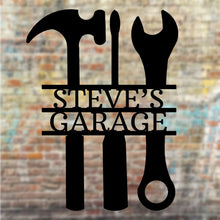 Load image into Gallery viewer, HAMMER, SCREWDRIVER & WRENCH Oh My! - Steel Sign, Multiple Colors and Sizes