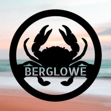 Load image into Gallery viewer, CRAB Monogram - Steel Sign, Multiple Sizes and Colors Available