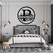 Load image into Gallery viewer, CLASSIC SPLIT CIRCLE Monogram - Steel Sign, Multiple Colors and Sizes