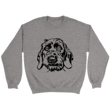 Load image into Gallery viewer, Wirehair Dachshund Unisex Sweatshirt Multi Color Extended Sizes Free Shipping