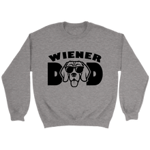 Load image into Gallery viewer, Wiener Dad Unisex Sweatshirt Multi Color Extended Sizes Free Shipping