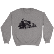 Load image into Gallery viewer, Locomotive Perspective Unisex Sweat Shirt Multi Color Extended Sizes Shipping Included