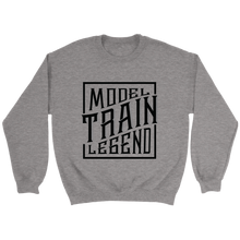 Load image into Gallery viewer, Model Train Legend Unisex Sweat Shirt Multi Color Extended Sizes Shipping Included