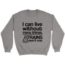 Load image into Gallery viewer, I Can Live Without Many Things Unisex Sweat Shirt Multi Colors Extended Sizes Shipping Included
