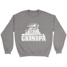 Load image into Gallery viewer, Grandpa Locomotive Unisex Sweat Shirt Multi Colors Extended Sizes Shipping Included