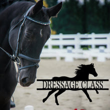 Load image into Gallery viewer, RUN LIKE the WIND Horse Monogram - Steel Sign, Multiple Sizes and Colors Available