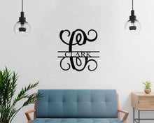 Load image into Gallery viewer, VINE Family Monogram - Steel Sign, Multiple Sizes and Colors Available