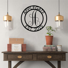 Load image into Gallery viewer, BREEZY Monogram and Custom Text Steel Sign, Multiple Colors and Sizes