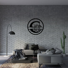 Load image into Gallery viewer, CLASSIC SPLIT CIRCLE Monogram - Steel Sign, Multiple Colors and Sizes