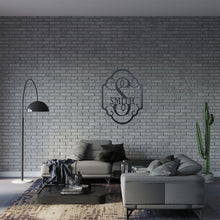 Load image into Gallery viewer, SHIELD Family Name Plaque - Steel Sign, Multiple Colors and Sizes