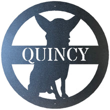 Load image into Gallery viewer, Critter Collection CHIHUAHUA Name Monogram, Laser Cut Steel, Multi Sizes & Colors