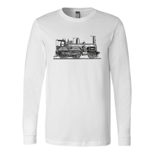 Load image into Gallery viewer, Vintage Locomotive Unisex Long Sleeve T-Shirt Extended Sizes Available Shipping Included