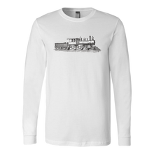Load image into Gallery viewer, Vintage Locomotive Unisex Long Sleeve T-Shirt Extended Sizes Available Shipping Included