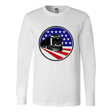 Load image into Gallery viewer, Diesel Locomotive Unisex Long Sleeve T-Shirt Extended Sizes Available Shipping Included