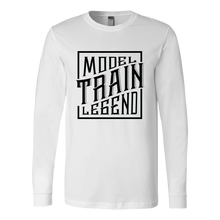 Load image into Gallery viewer, Model Train Legend - Unisex Long Sleeve T-Shirt, Multi Colors, Extended Sizes, Shipping Included