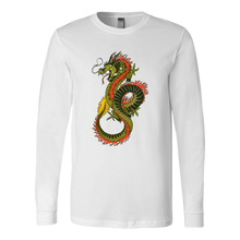 Load image into Gallery viewer, Chinese Art Dragon, Unisex Long Sleeve T-Shirt, Extended Sizes Available, Shipping Included