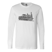 Load image into Gallery viewer, Vintage Locomotive Unisex Long Sleeve T-Shirt Extended Sizes Available Shipping Included