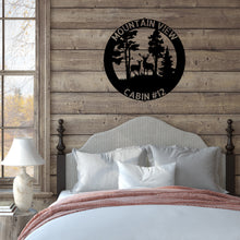 Load image into Gallery viewer, DEER SCENE - Steel Sign, Multiple Sizes and Colors Available