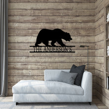 Load image into Gallery viewer, BEAR Monogram - Steel Sign, Multiple Sizes and Colors Available