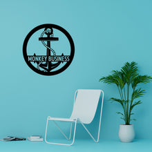Load image into Gallery viewer, ELABORATE ANCHOR - Steel Sign, Multiple Sizes and Colors Available