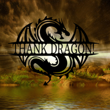 Load image into Gallery viewer, Stylized Celtic Dragon Single Line Monogram Steel Plaque, Fantasy Protector Spirit Guide