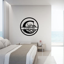 Load image into Gallery viewer, CLASSIC SPLIT CIRCLE Monogram - Steel Sign, Multiple Colors and Sizes