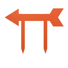 Load image into Gallery viewer, Address Arrow Directional Yard Stake, Laser Cut Steel in Multi Sizes & Colors