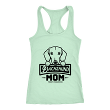 Load image into Gallery viewer, Dachshund Mom Ladies Racerback Tank Multi Colors Free Shipping
