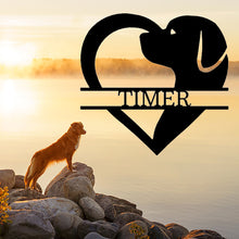 Load image into Gallery viewer, PUPPY LOVE Monogram - Steel Sign, Multiple Sizes and Colors Available