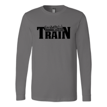 Load image into Gallery viewer, Let's Roll (Train) - Unisex Long Sleeve T-Shirt, Multi Colors, Extended Sizes, Shipping Included