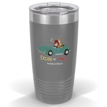 Load image into Gallery viewer, Doxie By Proxy Logo Insulated 20oz Travel Tumbler, 15 Colors, Shipping Included