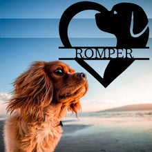 Load image into Gallery viewer, PUPPY LOVE Monogram - Steel Sign, Multiple Sizes and Colors Available