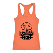Load image into Gallery viewer, Dachshund Mom Ladies Racerback Tank Multi Colors Free Shipping