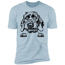 Load image into Gallery viewer, Men's Wirehaired Doxie Premium Short Sleeve T-Shirt, Multi Colors - Shipping Included