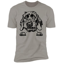 Load image into Gallery viewer, Men's Wirehaired Doxie Premium Short Sleeve T-Shirt, Multi Colors - Shipping Included