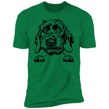 Load image into Gallery viewer, Men's Wirehaired Doxie Premium Short Sleeve T-Shirt, Multi Colors - Shipping Included