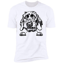 Load image into Gallery viewer, Men's Wirehaired Doxie Premium Short Sleeve T-Shirt, Multi Colors - Shipping Included