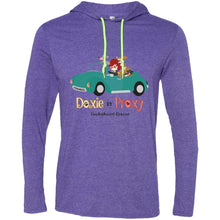 Load image into Gallery viewer, Doxie By Proxy Logo Men's LS T-Shirt Hoodie, Multi Colors, Extended Sizes, Shipping Included